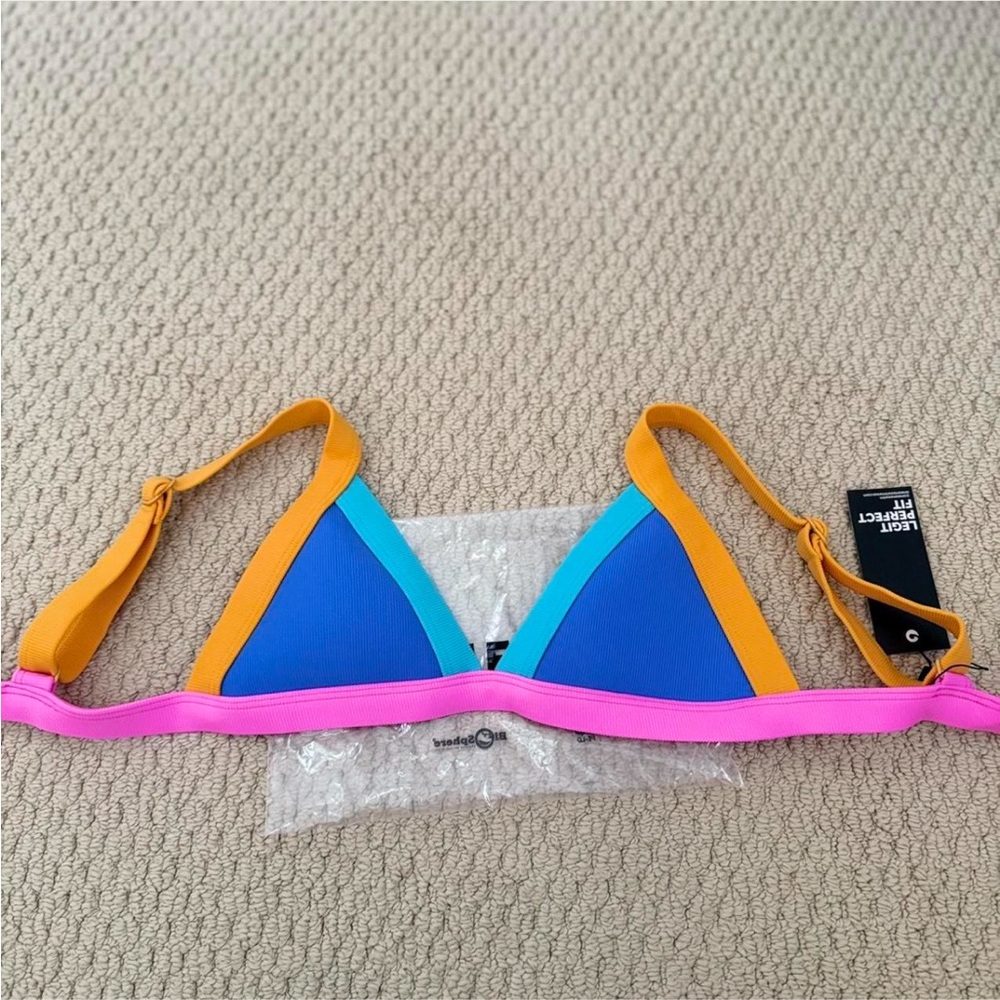 Colorful Women's Swim Top ONE ONE SWIM SIZE S